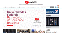 Desktop Screenshot of andifes.org.br